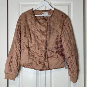 Marrakech Tie Dye Quilted Moto Jacket